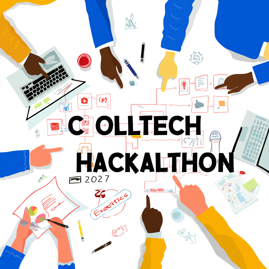 Hackathon participants collaborating